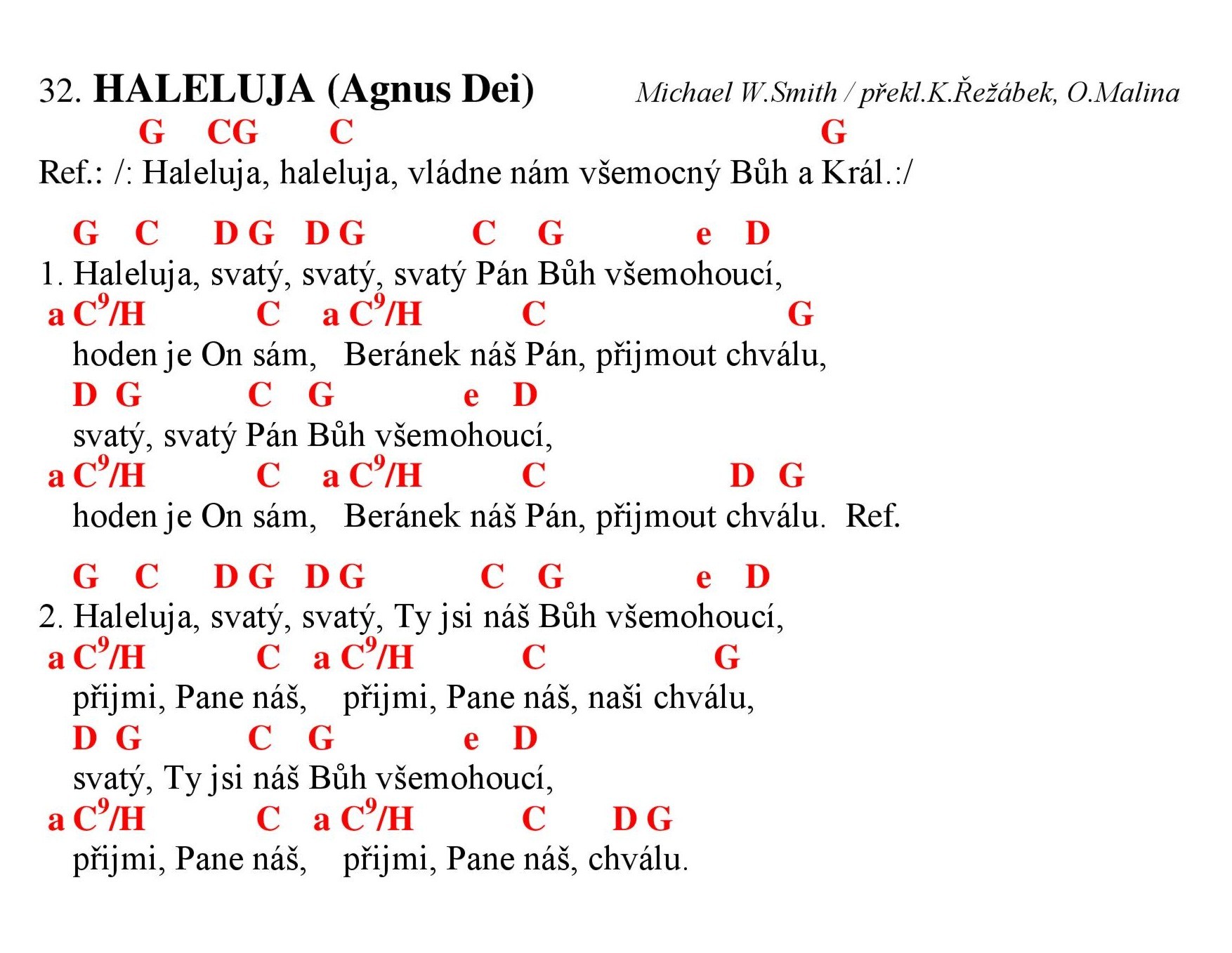 032 Haleluja - Agnus Dei