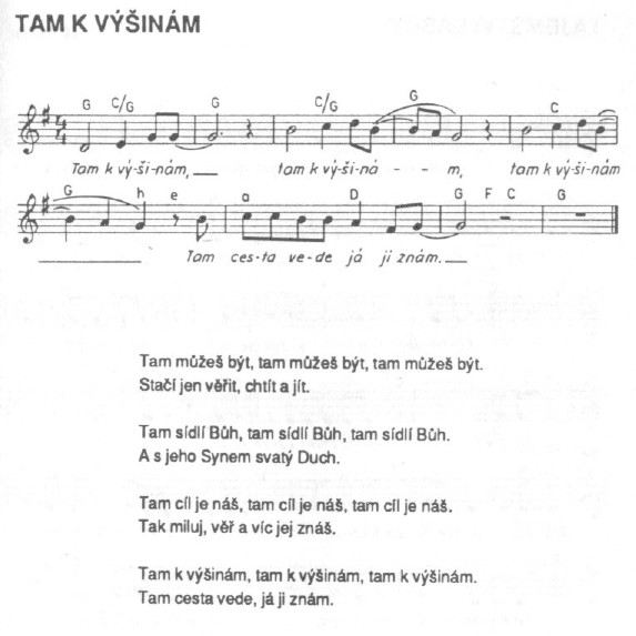 Tam k vysinam