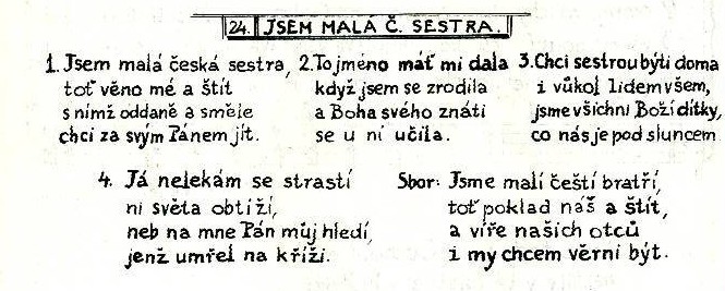 24 Jsem mala ceska sestra